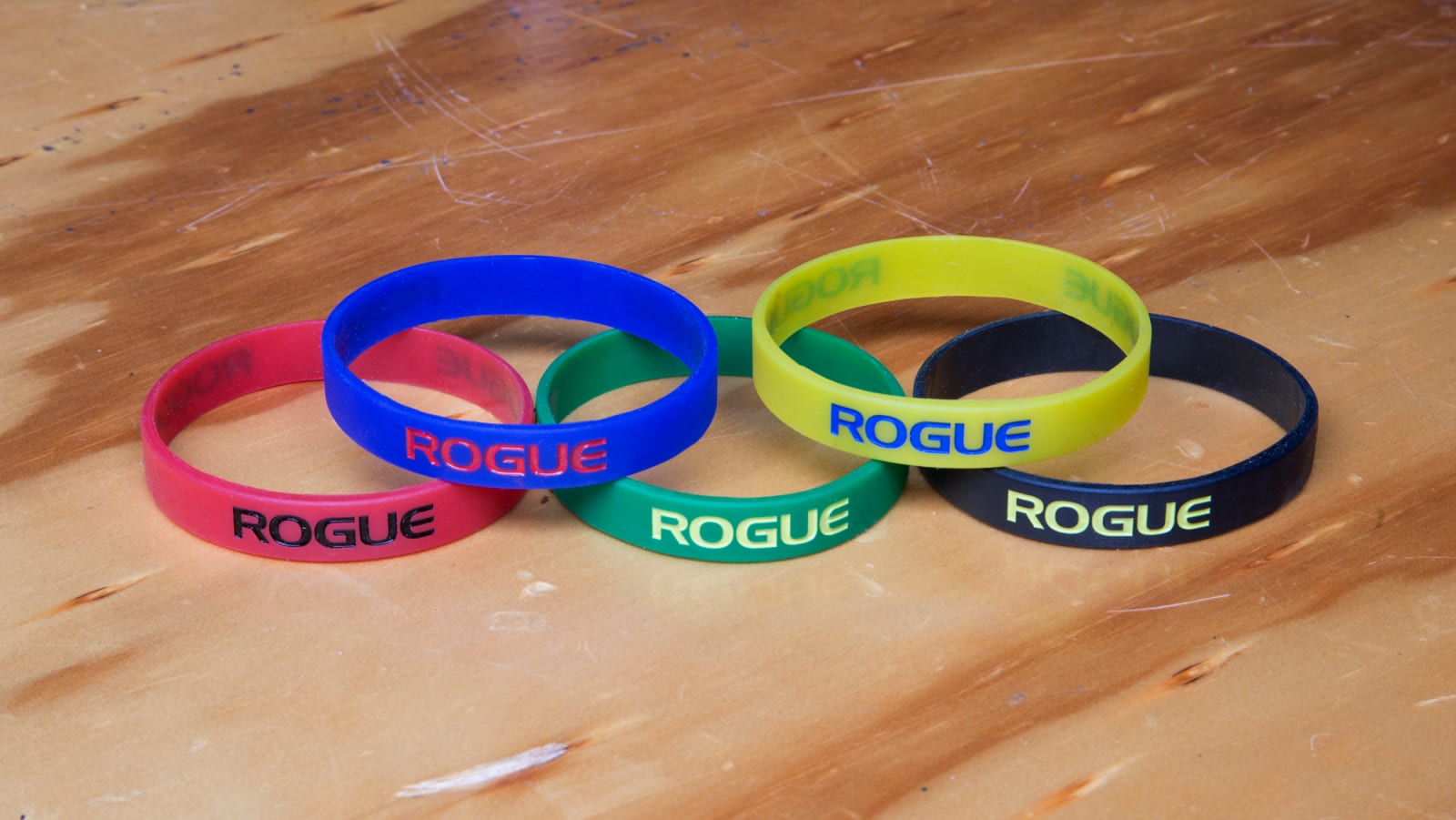 Thick top rubber bracelets